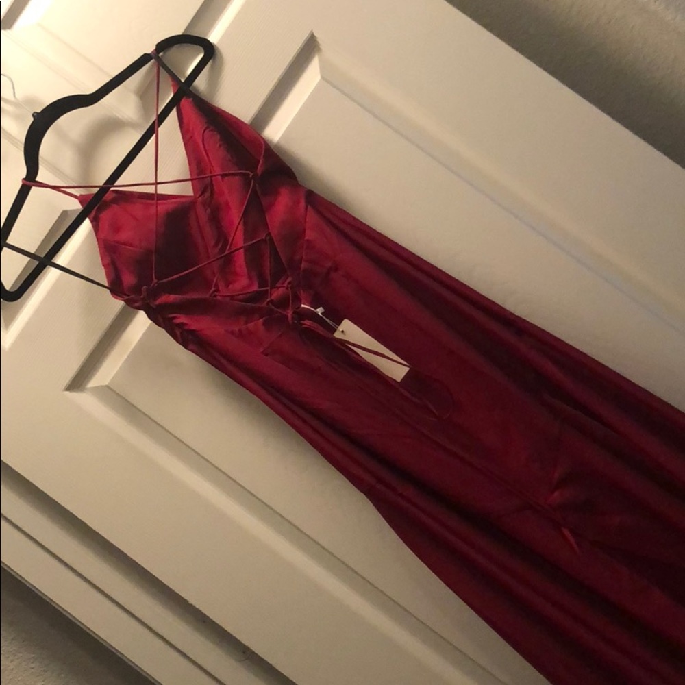 Vici Satin maxi dress NWT - Picture 2 of 5